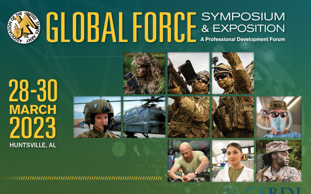 2023 AUSA Global Force Symposium & Exposition Next Week!